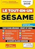 Le tout-en-un SÉSAME - 35 sujets blancs - Écrits et oraux - Tutos offerts: Concours 2026