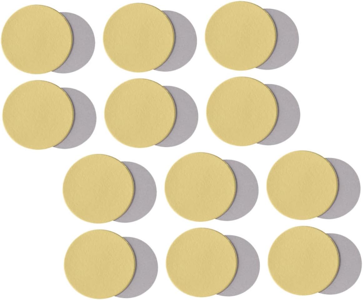 Cabilock 12pcs Gold Cake Boards 10inch 7mm Thick Multi-Tiered Cake Drums Food-Grade Paper Base for and Pastries