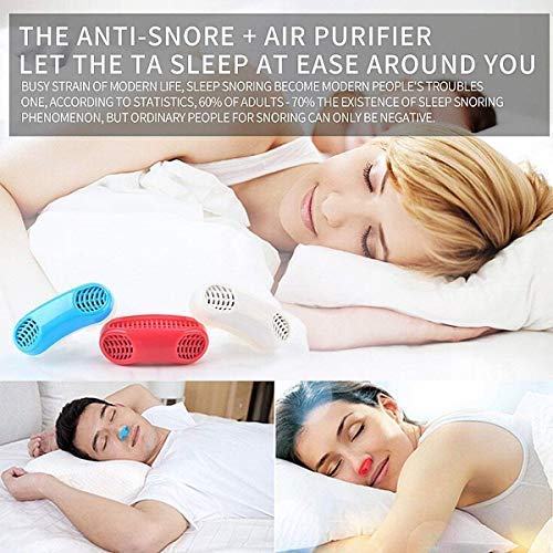 Shivaaro 2-in-1 Anti-Snoring Nose Clip and Air Purifier | Portable Nose Clip for Easy Breathing and Snore Relief 1