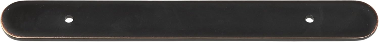 GlideRite 8" Rounded Backplate 5-1/16" 128mm Center-Center, Oil Rubbed Bronze - 8343-128-ORB-50