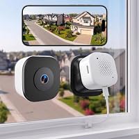Elelink 2K Dual-Band WiFi Indoor SafeView Window Security Camera (White)