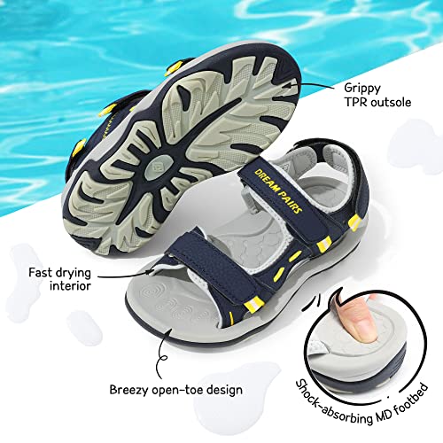 Image of DREAM PAIRS Boys Girls Sandals Kids Athletic Summer Sports Water Shoes for Toddler /Little Kid /Big Kid