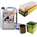 Produktbild QR-PARTS 69362489 Filter Set Inspektionspaket 5 Liter Motoröl Top Tec 4200 5W-30 MANN-FILTER Luftfilter Ölfilter