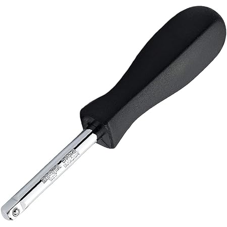 1/4" Drive Spinner Handle - 1/4" Socket Driver Handle Standard with internal 1/4" Female End Attachment Extension （150MM）