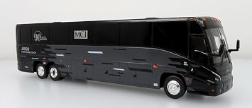 MCI J4500 Bus 90 Years 1/87 Scale-HO Scale 5" Long New in The Box Well Detailed Both Inside and Out Iconic Replicas Rare!