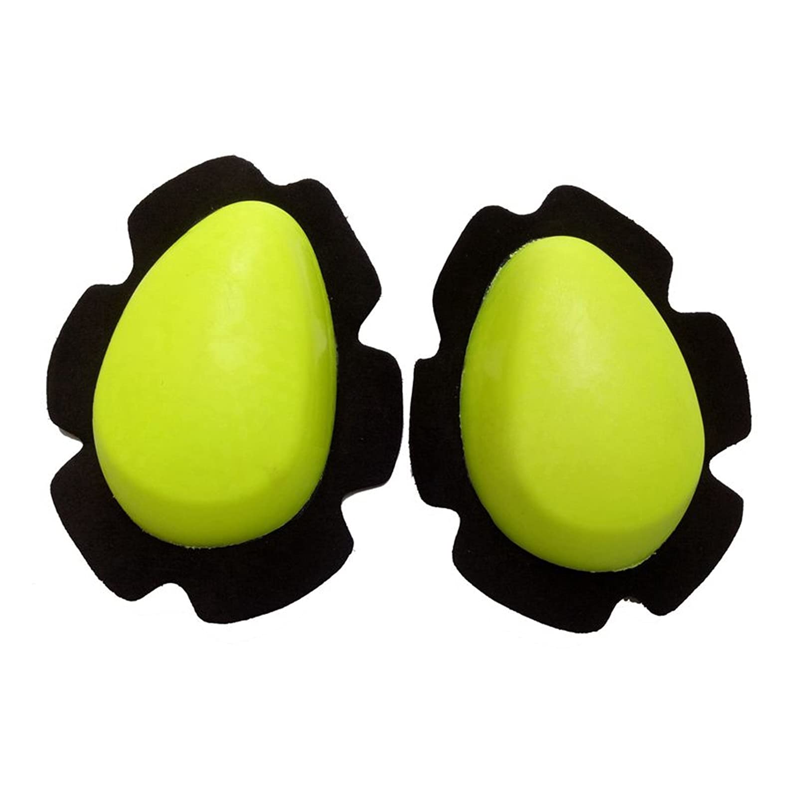 Genouillères motocross jaunes protection vélo et racing JIANWEI
