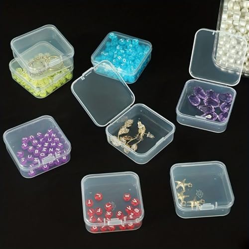 Boîte de rangement transparent pour trier les perles sans poussière