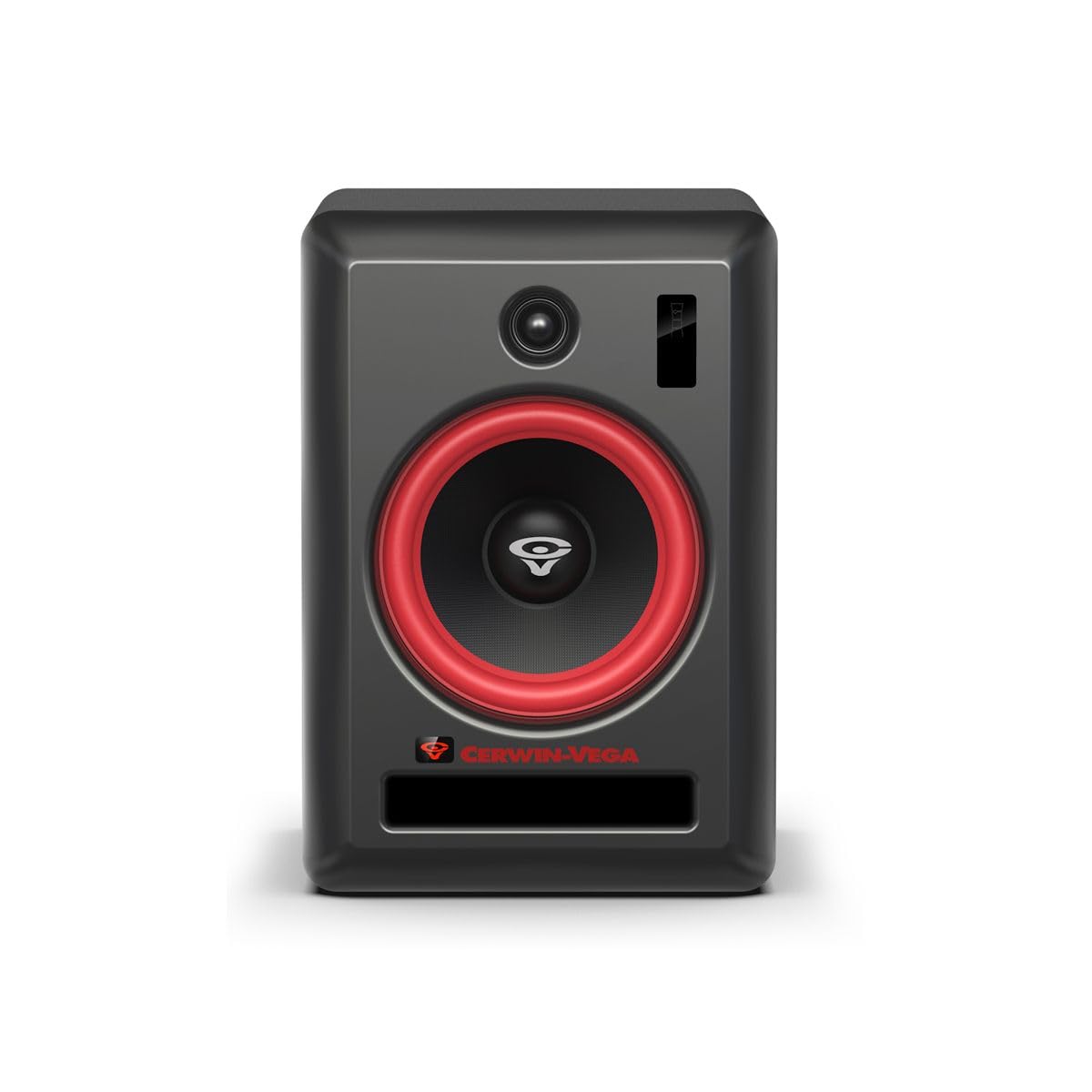 CERWIN-VEGA! VEGA8SB-HUB 8 inch 100 Watts 2-Way Studio Monitors Full Range Active Powered Black Single