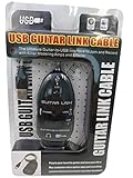 QiCheng&LYS Cable de Audio de Enlace Para Guitarra USB a USB, Adaptador de Grabación de PC/Mac