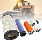 Sowyre 48138563 Filter Kit Compatible with CASE SR200 SR220 SR250 SV250 SV300 skid loaders，for
