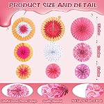 Outus Confetti Sprinkles Hanging Paper Fans Donut Decorations Classroom Decor Ceiling Wall Garland for Girl Donut Birthday Baby Shower Classroom Bulletin Board Decor Wedding - Image 2