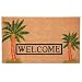 Home & More 120521729 Palm Welcome Doormat, 17" x 29" x 0.60", Multicolor