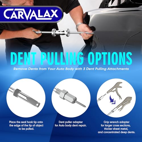 image for CARVALAX 9-Way Slide Hammer Puller Set, Front Wheel Hub Bearing & Rear