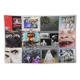 Suicide Boys Album Collage Poster Tapestry Wall Hanging For Cool College Bedroom Aesthetic Indoor...