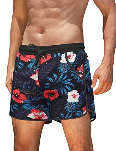 Coofandy Men's Swim Trunks Shorts Fashion Boyshorts Swimwear Square Leg Pocket #TOP3