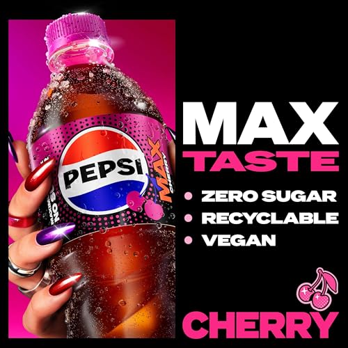 Pepsi Max Cherry 500ml (Pack of 24) - Image 4