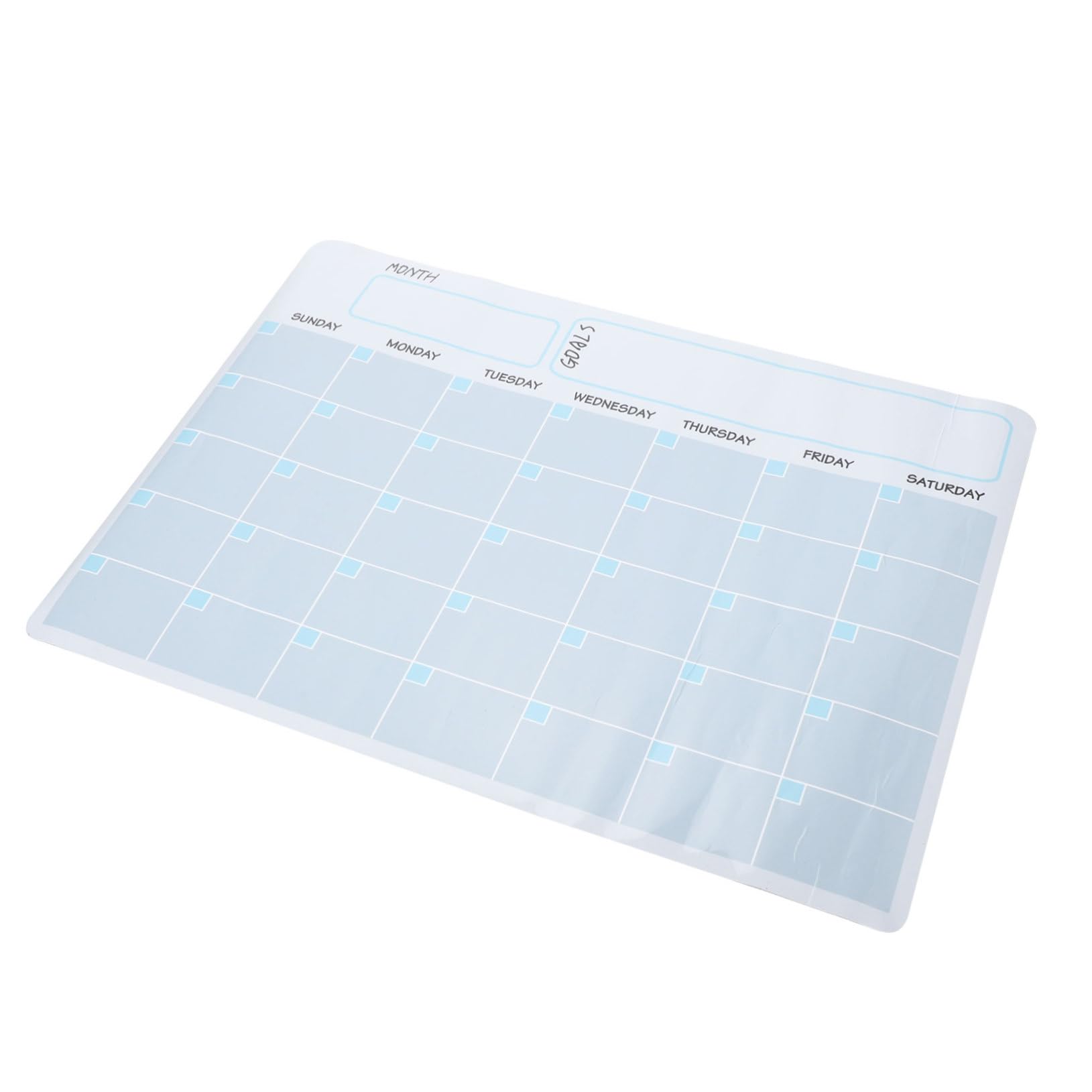 Tofficu 4piezas Pizarra Magnética Erasable De Calendario Mensual Para Planificación Organizador De Mensajes y Notas Para Oficina y Hogar Para Refrigeradores y Superficies Metálicas