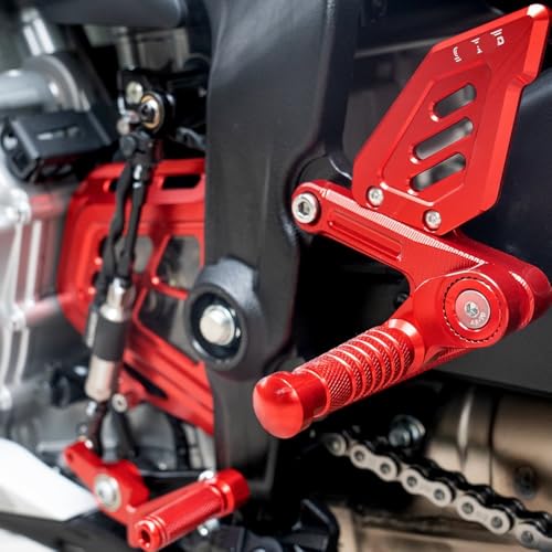 Repose-pieds arrière réglables pour motos 675SR 675SS kit accessoires inclus