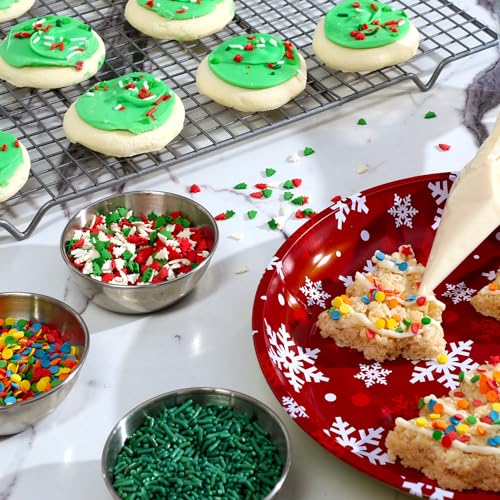 Christmas Sprinkles - 1.7 Pounds - Bulk Red and Green Tree Confetti - Holiday Sprinkles for Cookie Decorating - Christmas Jimmies for Gingerbread Cookies, Baking, Cupcakes - Thumbnail 4