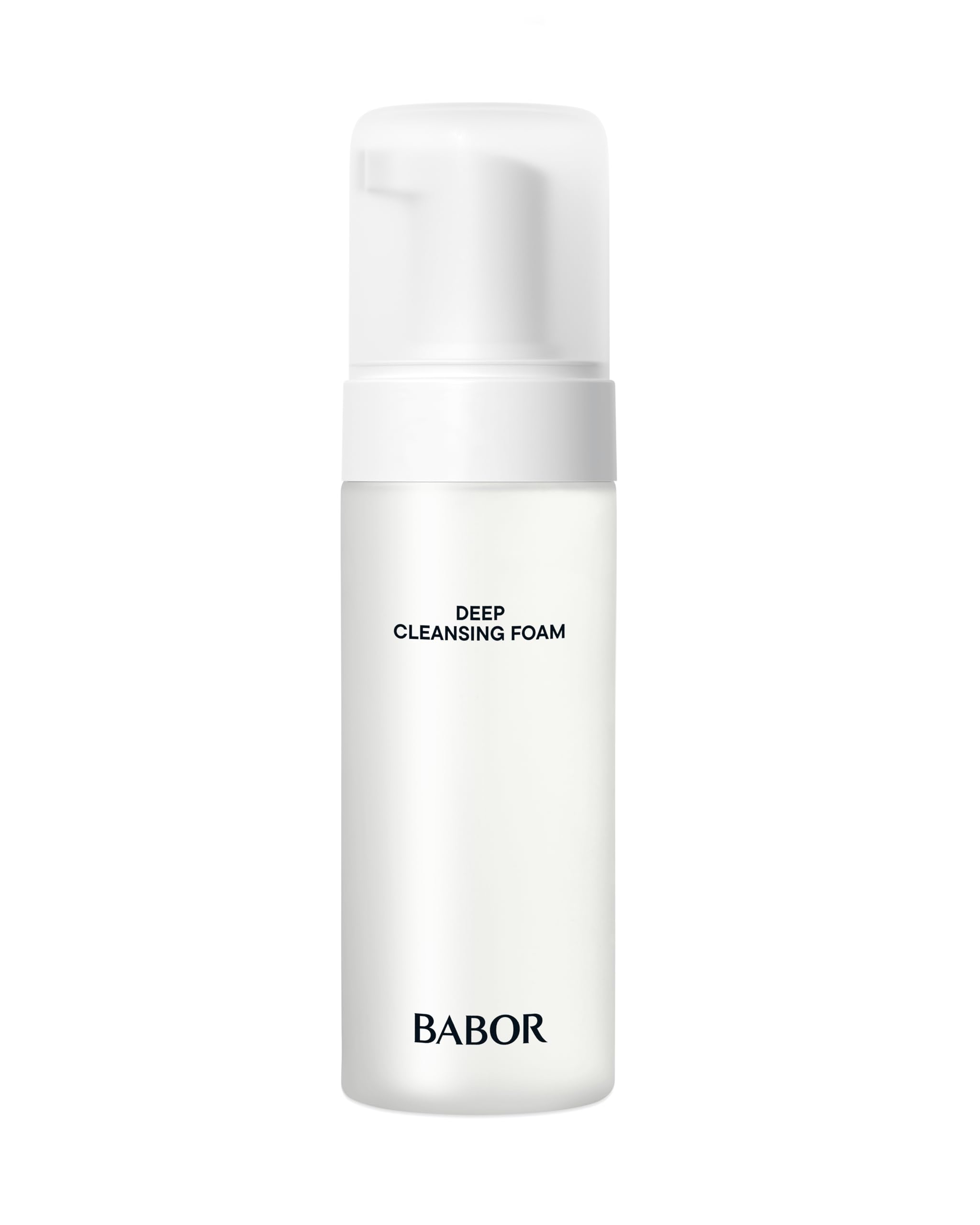 BABOR Deep Cleansing Foam for tired and pale skin, Refreshing cleansing foam for daily facial cleansing, Vegan formula, 1 x 200 ml