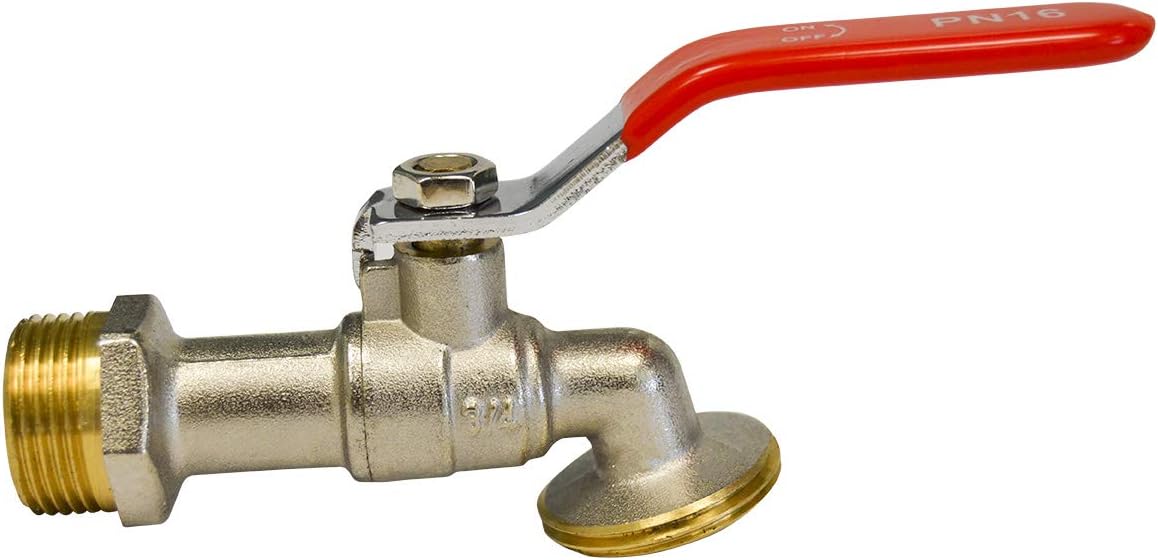 S&M 171116 3/4" No-Raccoon Garden Hose Tap, Chrome