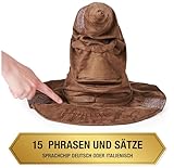 Harry Potter - Interaktiver Sprechender Hut mit Sound, Spielzeug für Kinder ab 5 Jahren, offiziell lizenzierter Fanartikel