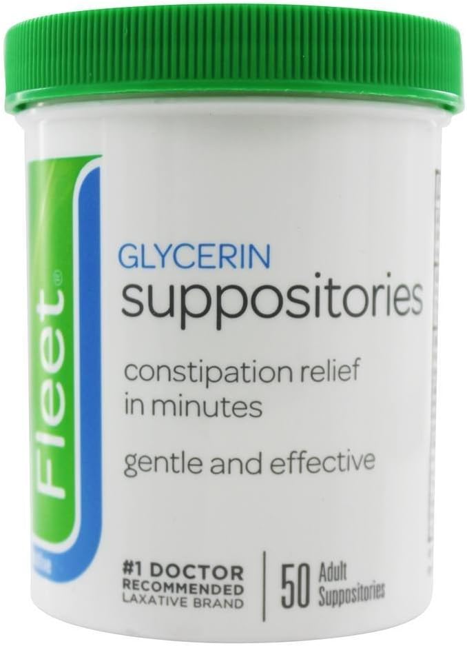 Fleet Adult's Glycerin Suppositories - 50 Ct
