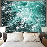 タペストリー 海 ビーチ 自然風景タペストリー 壁飾り 150*130 ファッション 女の子 男の子 シンプル 装飾用品 ベッドルーム リビングルーム 布ポスター デザイン 間仕切り カーテン 風景写真 テーブル掛け 海タペストリー