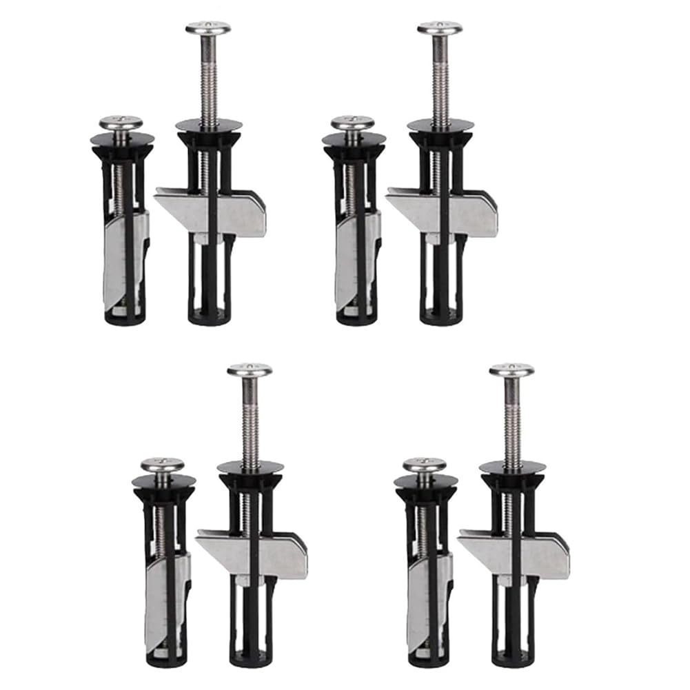 Vjsujehgy Toilet Seat Fastener Bolt Kit,Toilet Seat Locking Bolt,Universal Toilet Lid Seat Hinges Bolts Toilet Seat Fittings M5-50