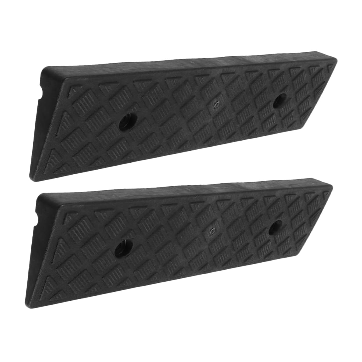 Rampe seuil plastique légère Ciieeo pour sécuriser le passage des fauteuils roulants