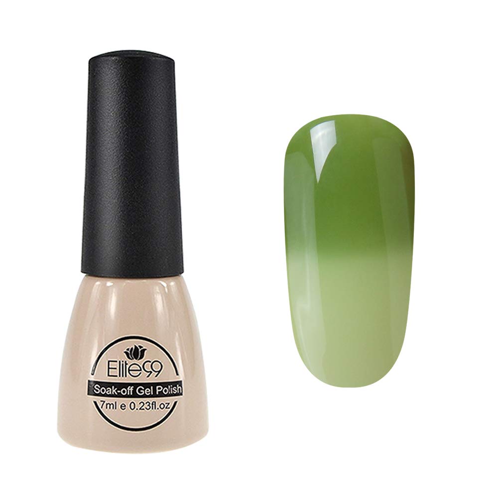 Elite99 Thermal Temperature Color Changing Gel Polish Soak Off UV LED Nail Polish Manicure Nail Art 7ml - 5702