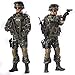 Scakbyer 12 Inch Action Figures Military Set, 1/6 Scale Action Figures Set with Weapons and Accessories - CH02 - Armed Police Soldier