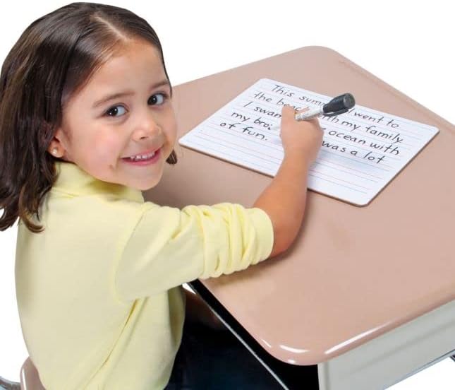 Tableros de borrado en seco con forro primario de dos caras, no magnéticas, 6 tableros