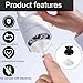12pcs Light Bulb Suction Cup Removal Tool, 2 Sizes Light Bulb Remover for GU10 MR16 Bulbs Lamp Changer for Halogen Mini Track Lights Range Hood