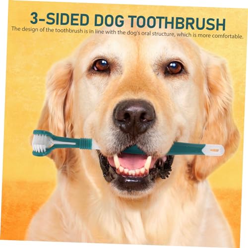 Cepillo de dientes para mascotas Mikikit pack de 5 piezas para limpieza dental de perros de casa 7