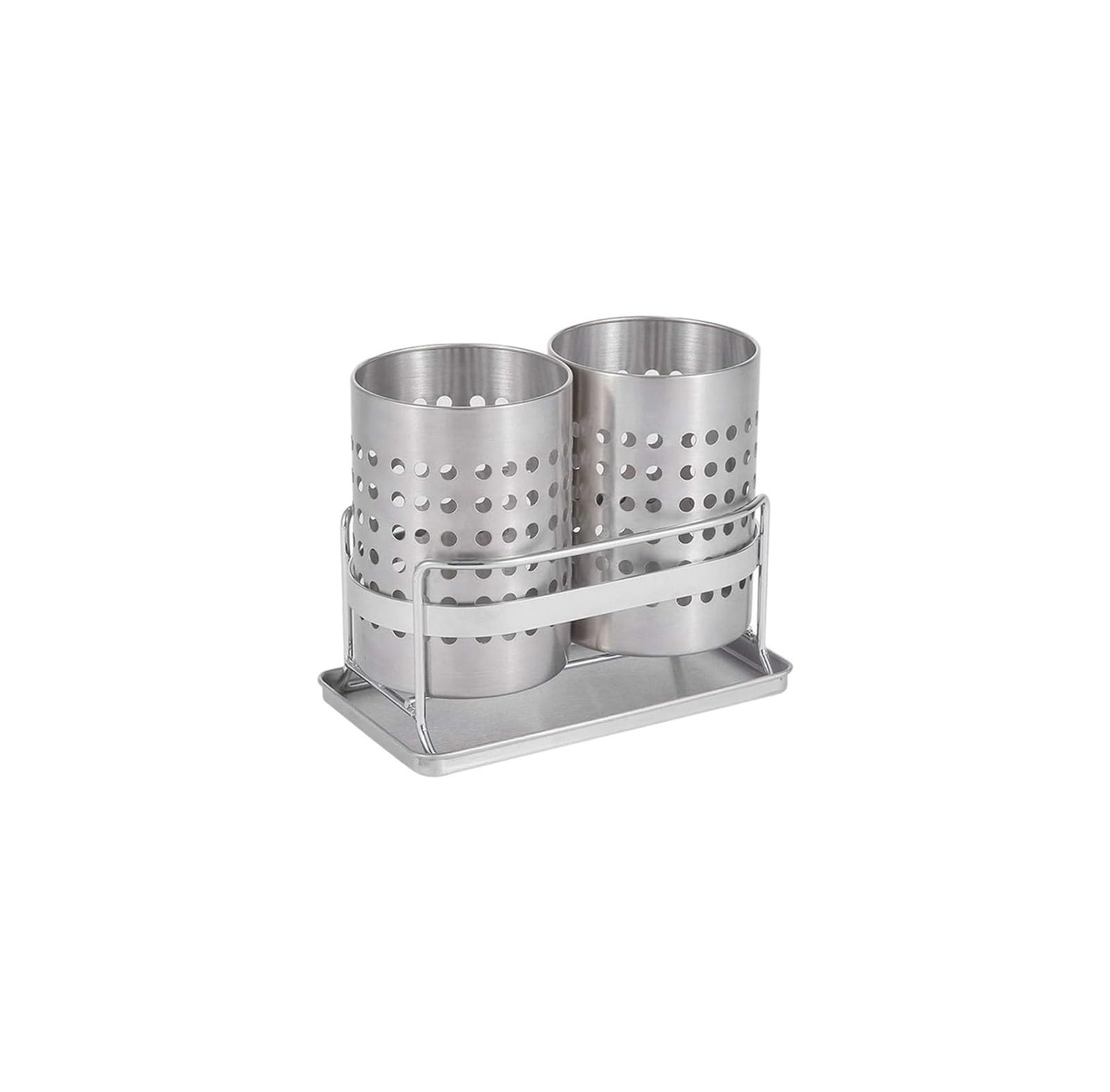 FGJsfhrDTU Cutlery drainer, Simple Home Stainless Steel Kitchen Chopsticks Spoon Fork Drying Rack