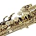 ModouString Straight Soprano Saxophone Bb B Flat Sax with Case, Mouthpiece,Reeds & Accessories Brass Woodwind Instrument for Beginners,Adults & Advanced Players