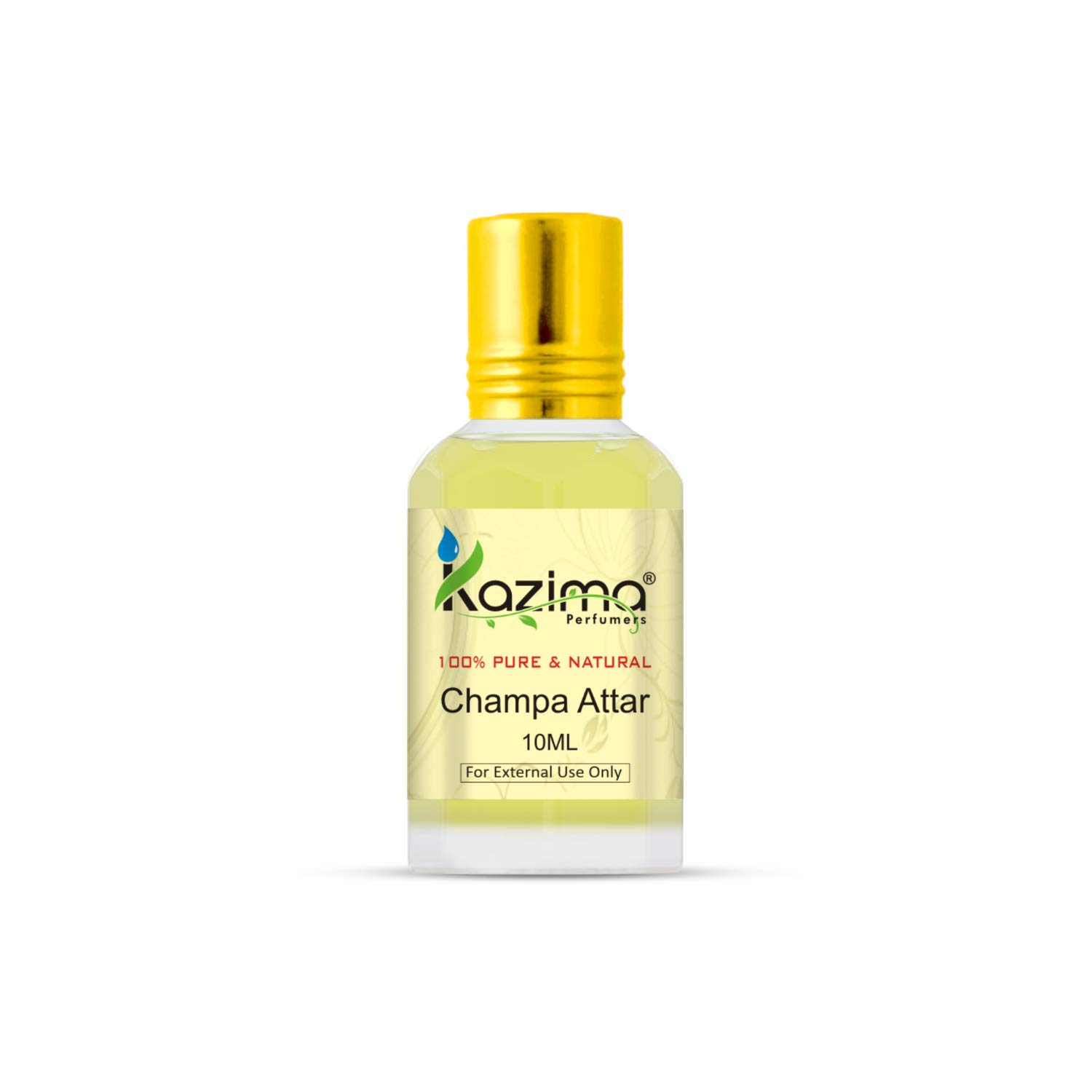 KAZIMA Champa Attar Perfume For Unisex - Pure Natural Undiluted (Non-Alcoholic) (10ml) - Image 2 thumbnail