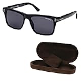 FT0906-N BUCKLEY-02 Square Shape Sunglasses + Bundle With eSHADES Eyewear Cleaning Kit