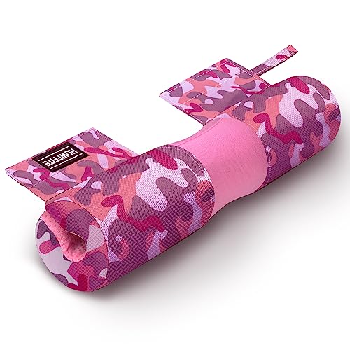 Barbell Pad Built-in Anti-Slide Design for Hip Thrusts, Squats and Lunges, Neck & Shoulder Protective Pad - Fits Standard and Olympic Bars