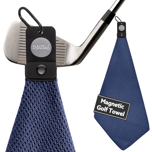 Playing It Forward Magnetic Golf Towels for Golf Bags with
