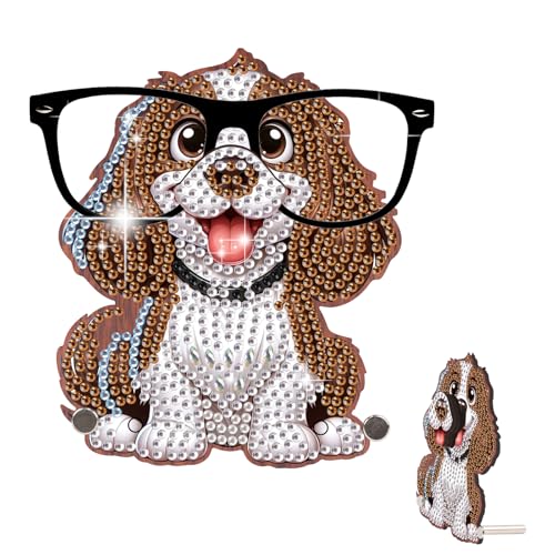 Kit peinture diamant mignon de chien beagle pour adultes et bureau