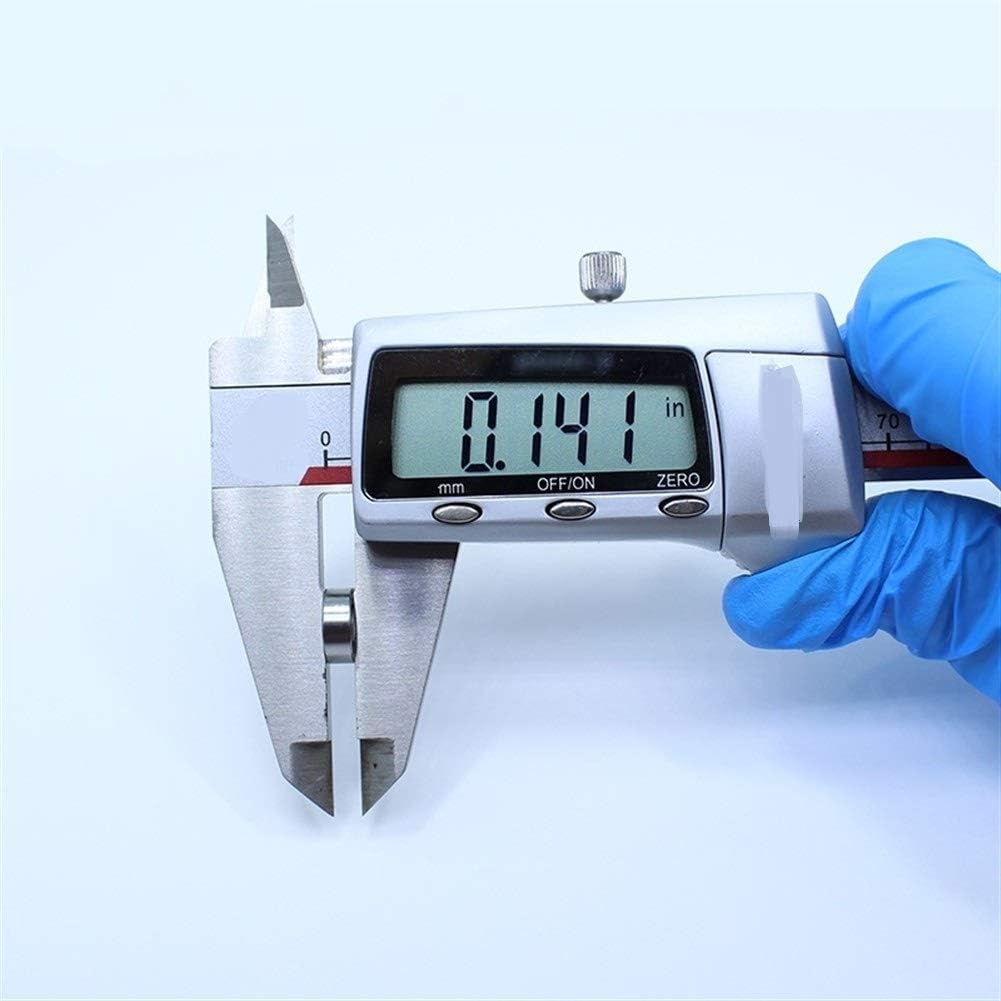 R2-6ZZ ABEC-1 Bearing 1/8x3/8x9/64 inch Miniature Ball Bearings Compatible with RC Models