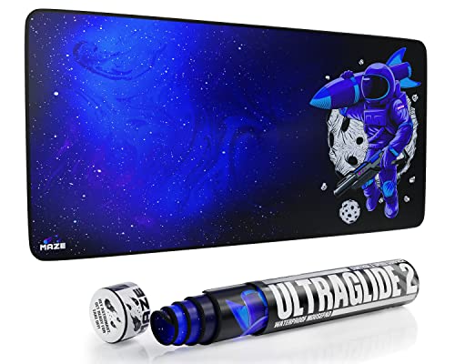 Maze-3XL-Massively-Extended-Mouse-PadMat-Thickest-5mm-48x24x02-Ultraglide-2-Astro-RCT-BP-Smooth-Surface-Mousepad-for-Maximum-Control-and-Speed-Waterproof-Anti-Fray-Anti-Slip-Desk-Mat