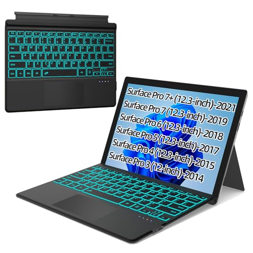 XIWMIX Keyboard for Microsoft Surface Pro 7/ Pro 7 Plus/Pro 6/ Pro 5/ Pro...