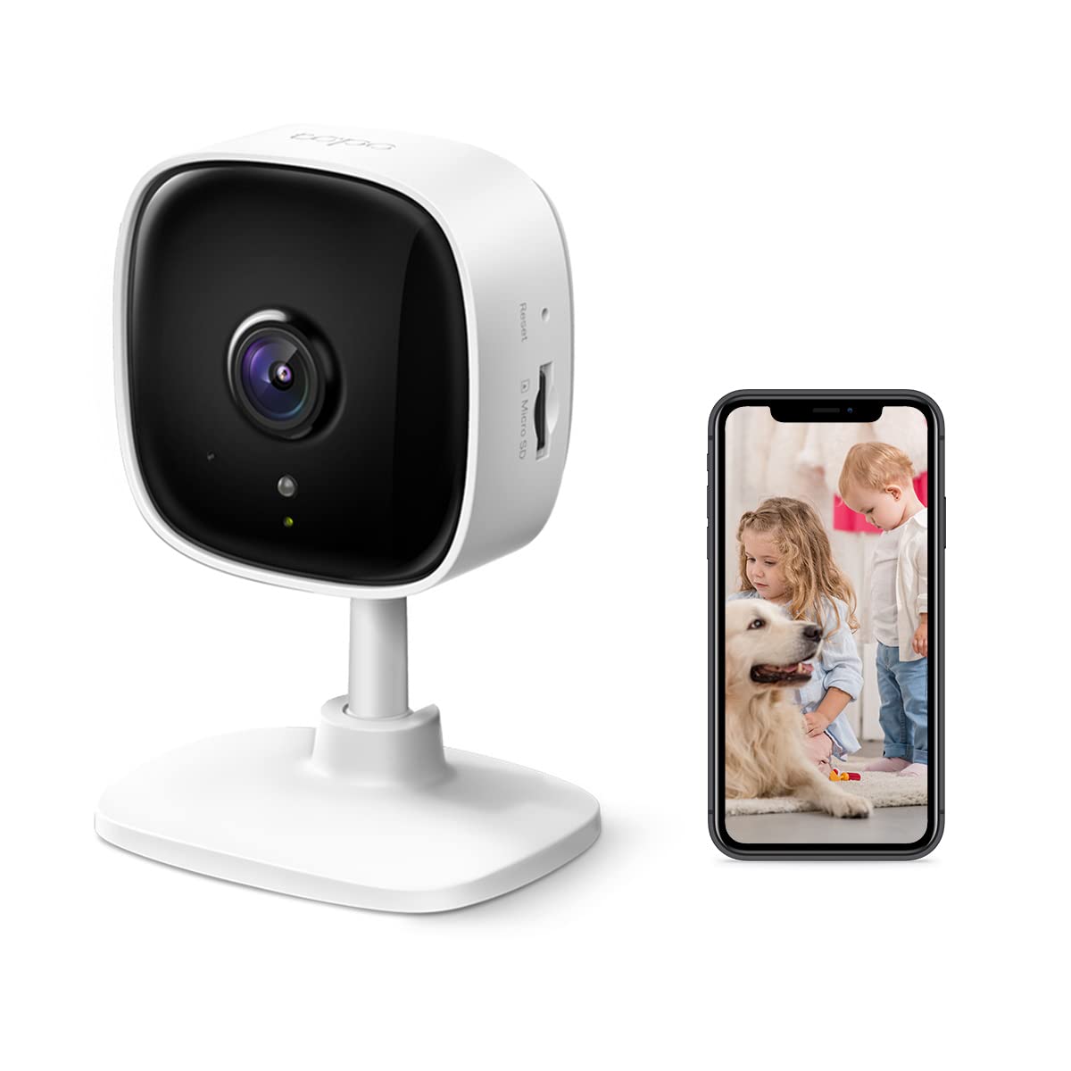 Tapo C210P2 360° 3MP 2K 2304 Full HD 1296P Video Pan/Tilt Smart Wi-Fi Security Camera | Alexa Enabled | 2-Way Audio| Night Vision| Motion Detection | Indoor CCTV | Pack of 2,White - Image 7