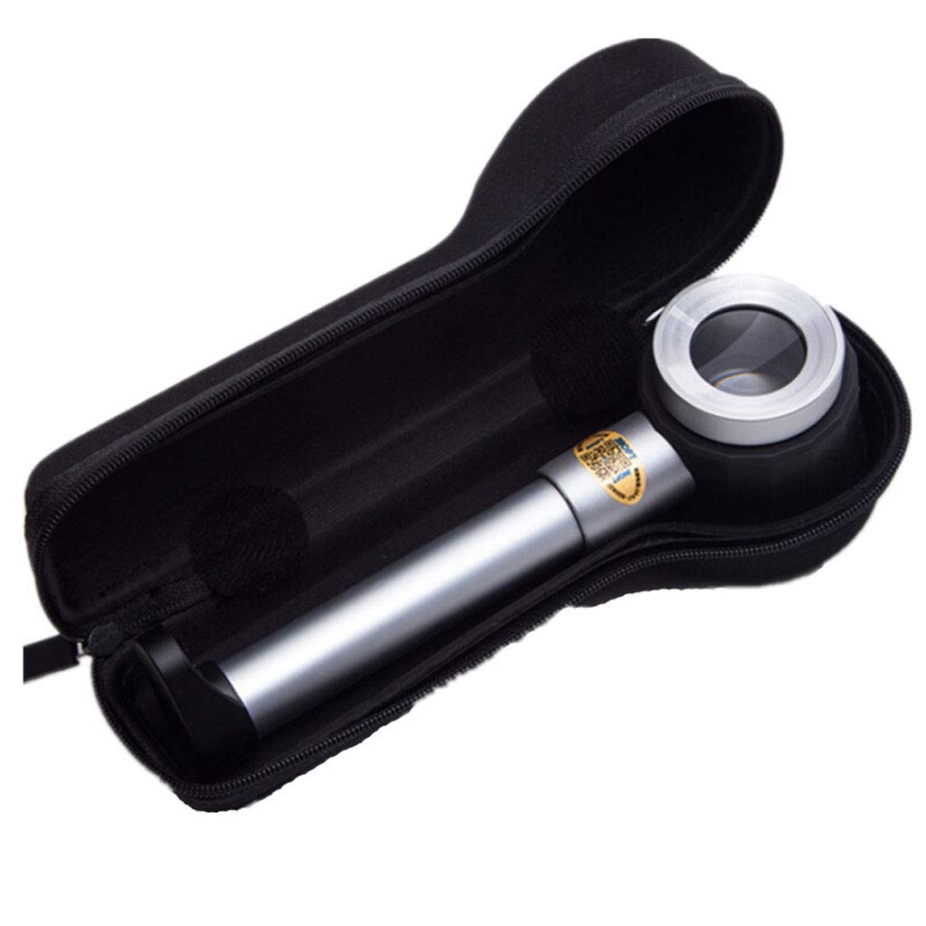 Lupa 30X Vidrio con Escala y Luces LED Lupa iluminada de Mano Super Alta claridad Ligera de Mano