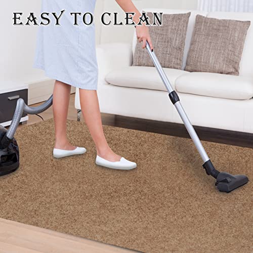 Ayoha Runner Rug 2' X 6' Indoor/Outdoor Carpet Runners, Hallway Kitchen Entryway Bedroom Area Rugs With Natural Non-Slip Rubber Backing, Garage Mat, Sand (Available For Custom Sizes) #TOP5