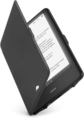 SPC Dickens Light 2 Pro + Funda | Libro Libro electrónico 6 Pulgadas táctil E-Ink, Brillo Ajustable y Temperatura de Color, 8GB de Memoria, 1 Mes autonomía, Ligero y Fino – Negro