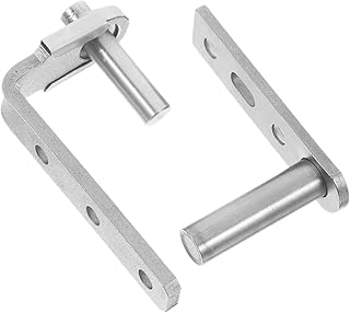 1Pair Double Swinging Door Hinges Stainless Steel Self Closing for Bar C...